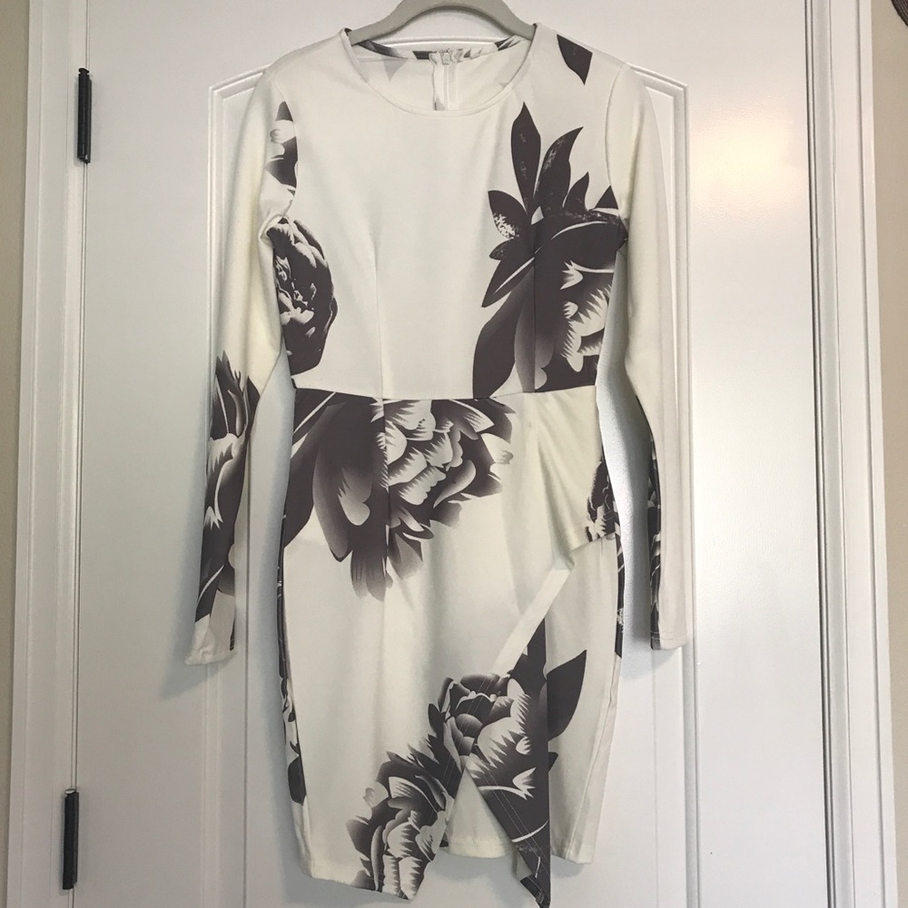 Floral bodycon dress